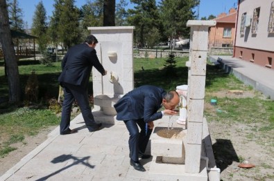 Seyitgazi Kaymakamlığı Bahçesine Yaptırılan Çeşmeler Hizmete Sunuldu