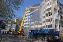 Türk Telekom Binasının Yıkımına Başlandı