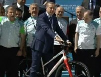 ERTEM ŞENER - Erdoğan, Bisiklet Turu'nun açılışında konuştu