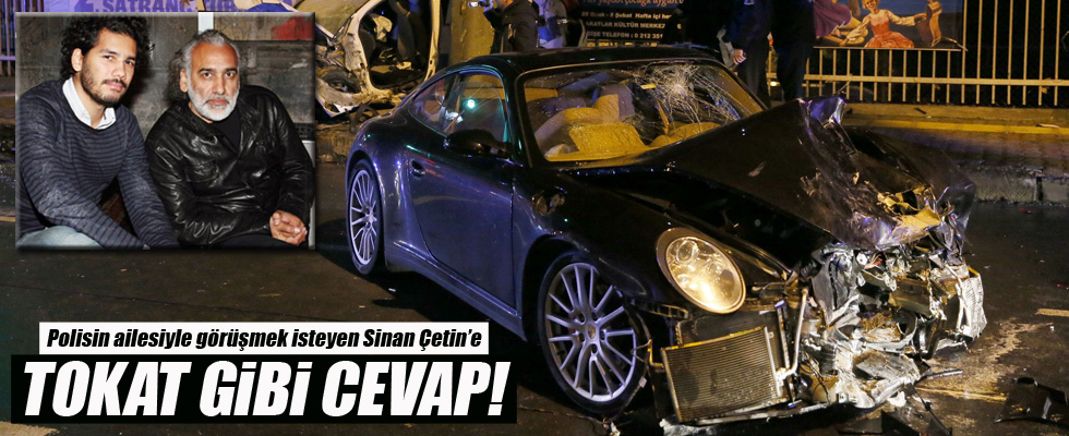 Sinan Çetin şehit polisin ailesi ile görüşmek istedi