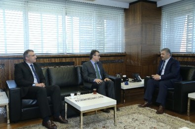 TÜBİTAK Heyeti Başkan Çelik'i Ziyaret Etti
