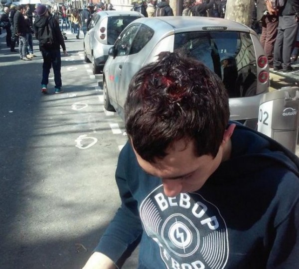 Fransa'daki eylemlere polisten sert müdahale