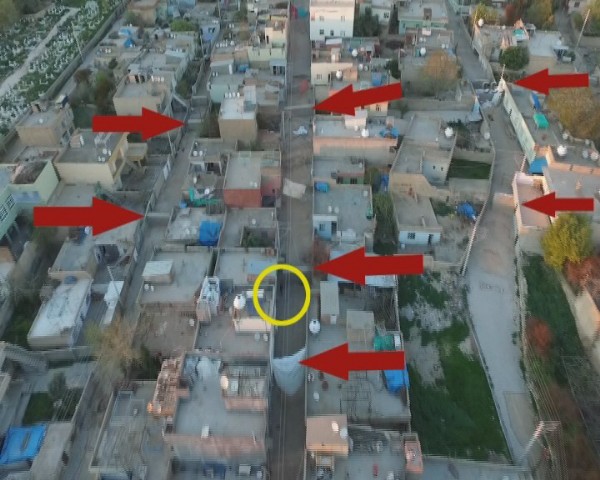 Nusaybin havadan görüntülendi