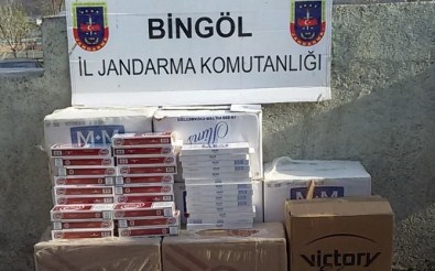 Bingöl'de 5 Bin 860 Paket Kaçak Sigara Ele Geçirildi