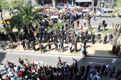 CHP ve AK Partililer'den karşılıklı protesto