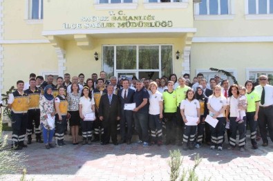 Fethiye'de 112 Acil Personeline Teşekkür Belgesi Yağdı