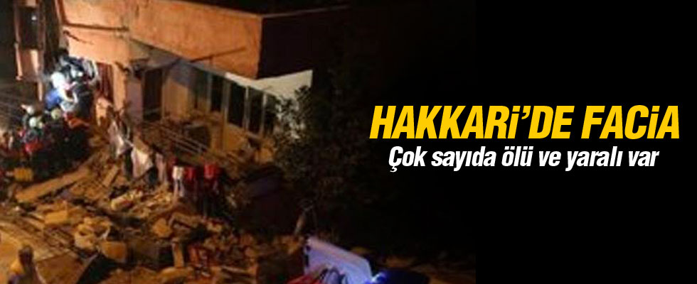 Hakkari'de tek katlı ev çöktü; 4 ölü, 1 yaralı