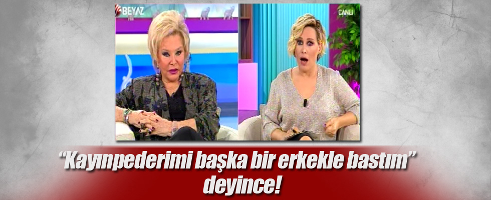 Canlı yayında iğrenç itiraf