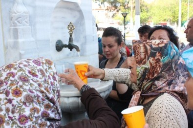 Nazilli'de Çeşmelerden Şerbet Aktı