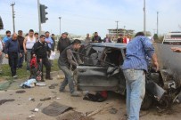 Çarşamba'da Trafik Kazası Açıklaması 3 Yaralı