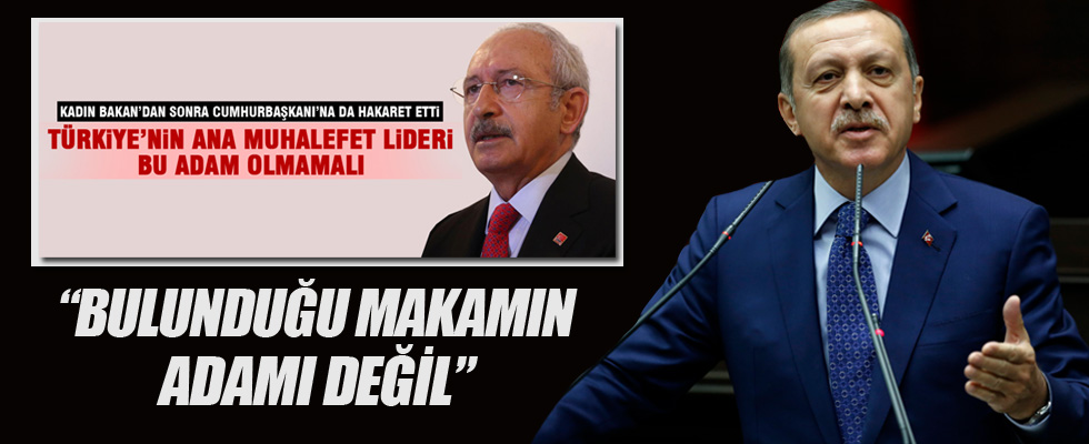 Cumhurbaşkanı Erdoğan'dan Kılıçdaroğlu'na çok sert tepki