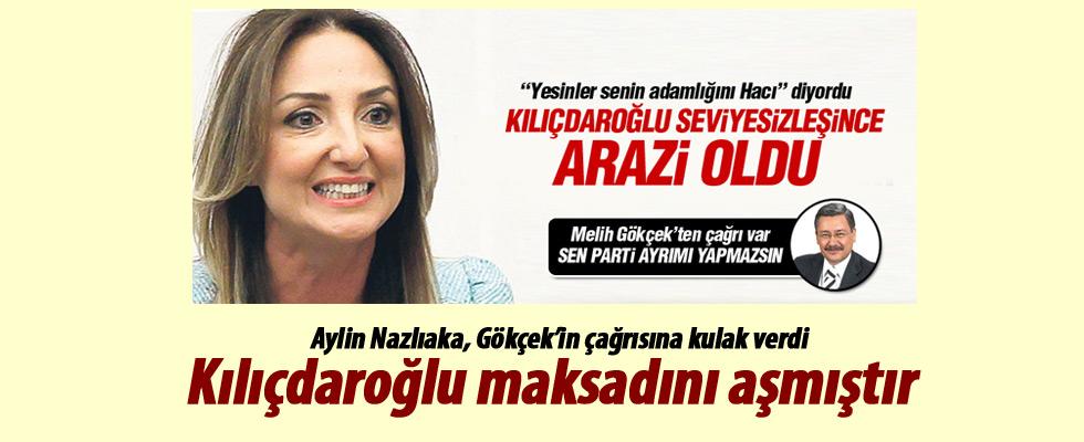 Nazlıaka'dan Kılıçdaroğlu'na tepki