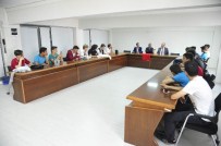 EMIN HALEBAK - Şampiyon U-17 Takımından Başkan Halebak'a Ziyaret