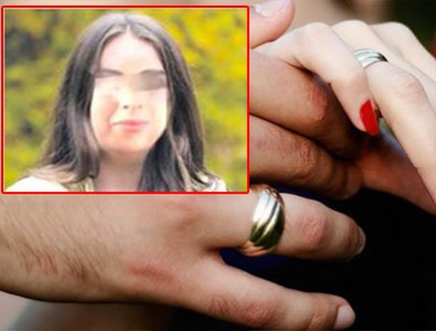 Evliyken başka erkekle nişanlandı