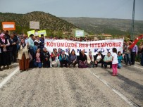 YEŞILDERE - Tokat-Amasya Yolunu Kapatıp Hes'i Protesto Ettiler