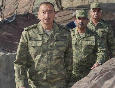 Aliyev, cephede incelemelerde bulundu