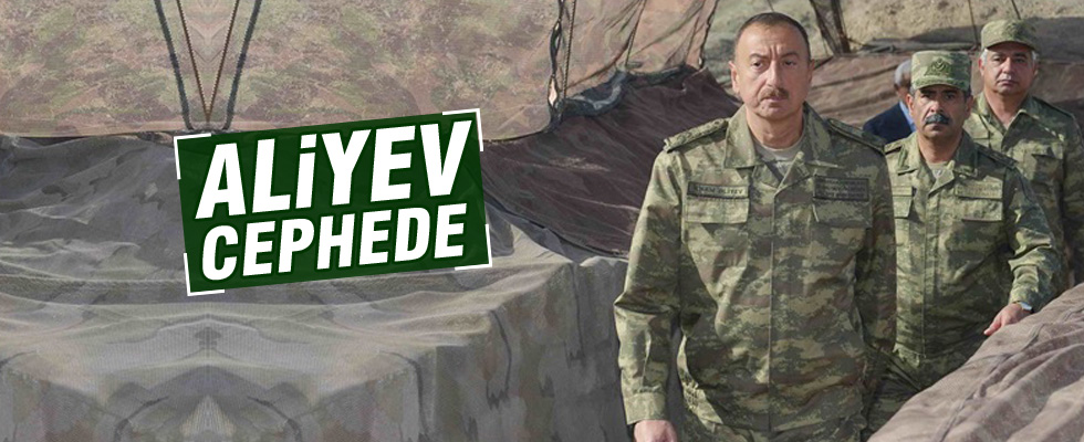 Aliyev, cephede incelemelerde bulundu