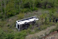 KAYAHAN - Tur otobüsü devrildi: 1 ölü, 26 yaralı