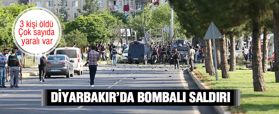Diyarbakır'da bombalı saldırı!