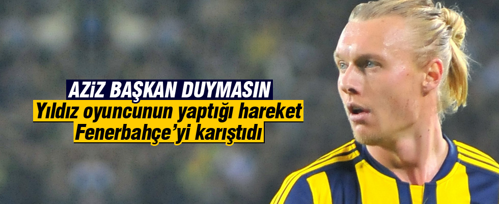 Fenerbahçeli futbolcudan şok haraket