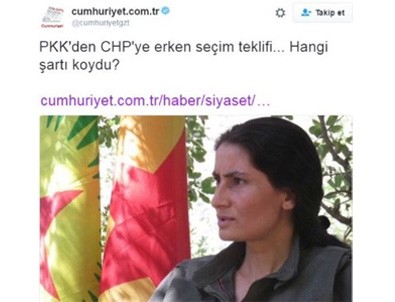 PKK sevici Cumhuriyet'ten yeni bir skandal