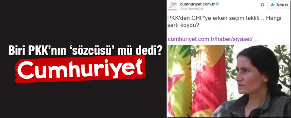 PKK sevici Cumhuriyet'ten yeni bir skandal