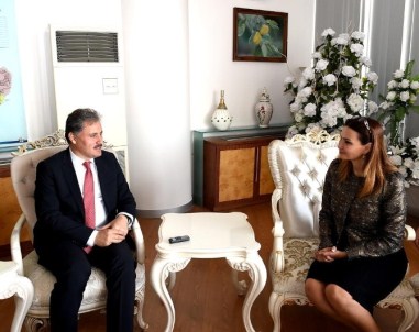 Azerbaycan Milletvekili Ganire Paşayeva'dan, Başkan Çakır'a Ziyaret