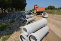 BILAL ASLAN - Saruhanlı'da Alt Yapı Çalışmaları Hız Kesmiyor