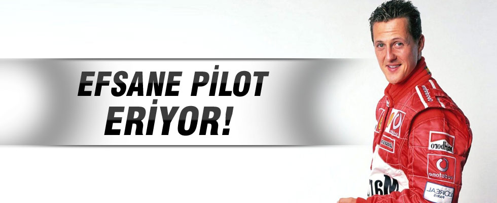 Michael Schumacher eriyor!