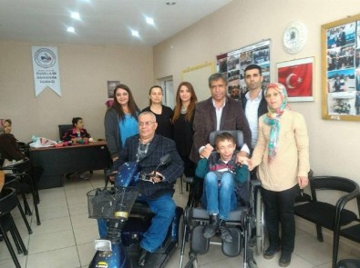 Umut Treni Derneği'nden Bozüyüklü Engelliye Destek