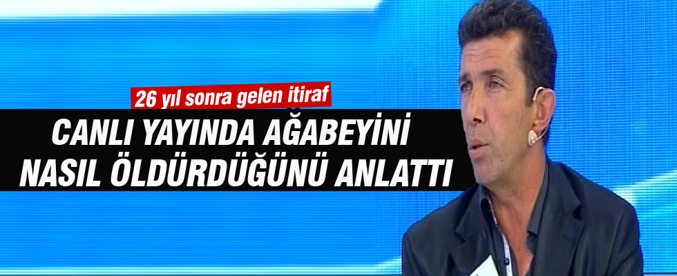 26 yıl sonra gelen itiraf