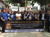 DARMADAĞıN - Bangladeşli İslami Liderin Asılması Bursa'da Protesto Edildi