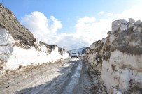 KAR MANZARALARI - Bitlis'te Kar Kalınlığı 5 Metreyi Buluyor