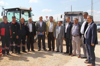 Cihanbeyli'de Mahallelere Yangın Söndürme Tankeri Dağıtıldı