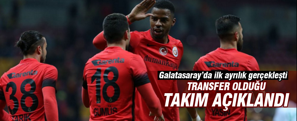 Galatasaray'da ilk ayrılık
