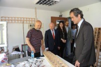 FARABI - Rektör Özer, Güzel Sanatlar Fakültesi'nde İncelemelerde Bulundu