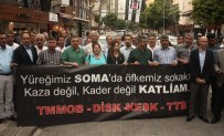 HÜSEYIN YAŞAR - Soma Faciası, Yıldönümünde Protesto Edildi