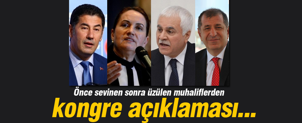 MHP'li muhaliflerden kongre açıklaması