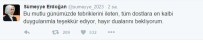 SÜMEYYE ERDOĞAN - Sümeyye Erdoğan Ve Selçuk Bayraktar'dan Twitter Paylaşımı