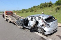 EMRE KÖPRÜLÜ - Takla Atan Otomobilin Sürücüsü Yaralandı