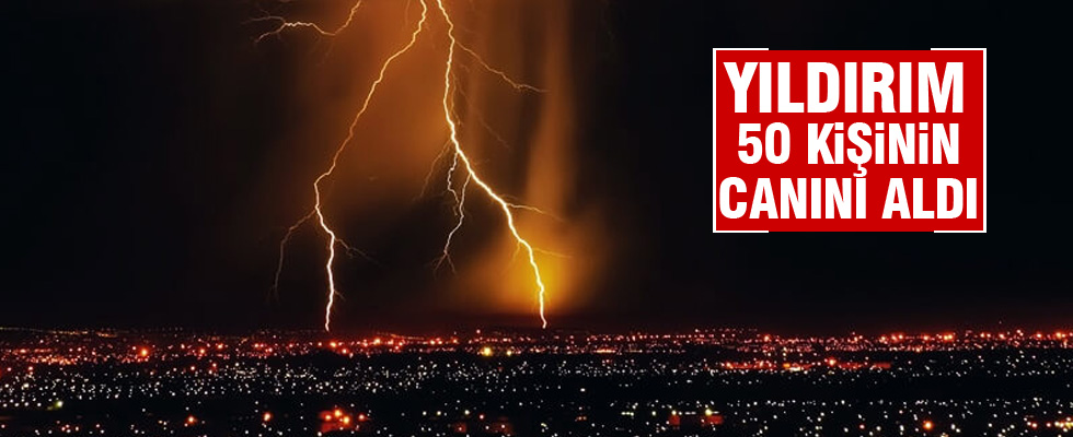 Yıldırım can aldı