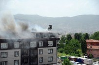 LODOS - 4 Katlı İkametin Çatısı Ve 3 Dubleks Ev Alev Alev Yandı