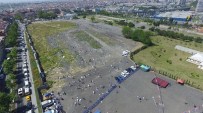 BAYRAMPAŞA CEZAEVI - Bayrampaşa'da Uçurtma Şöleni Havadan Görüntülendi