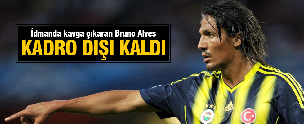 Bruno Alves kadro dışı!