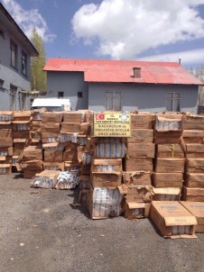 Van'da 450 Bin Paket Kaçak Sigara Ele Geçirildi