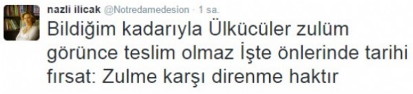 Nazlı Ilıcak'tan MHP'lilere direnin mesajı