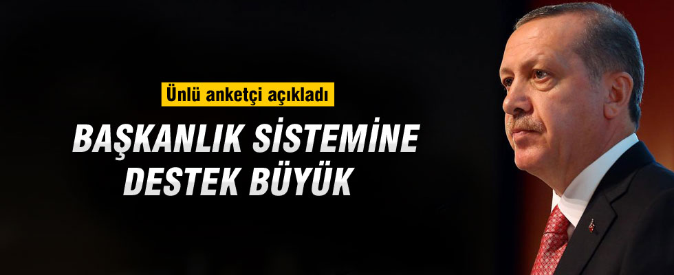 'Başkanlık Sistemine destek yüzde 50'nin üzerinde'