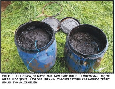 Bitlis'te 600 Kilo El Yapımı Bomba Ele Geçirildi