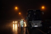 Bolu'da Tır Otobüse Çarptı Açıklaması 15 Yaralı