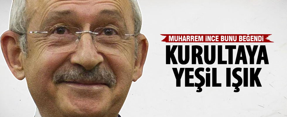 Kılıçdaroğlu'ndan kurultaya yeşil ışık